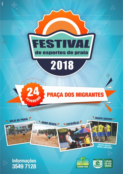 Inscrições para Festival de Esportes de Praia terminam na quarta-feira (21)