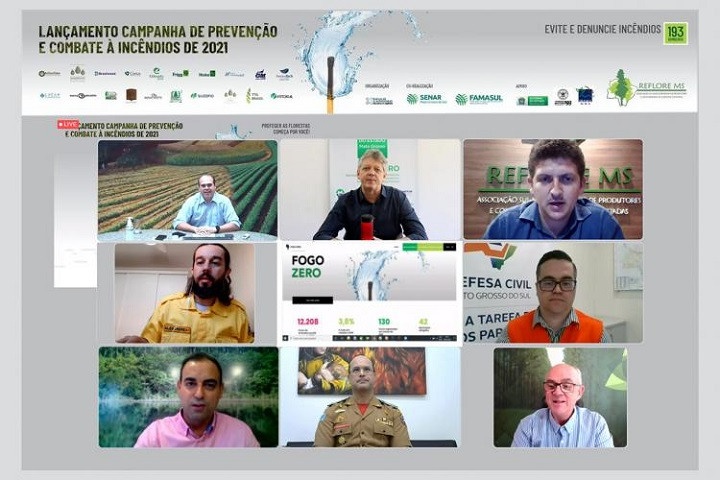 Lançada 9ª Campanha de Prevenção e Combate a Incêndios em MS